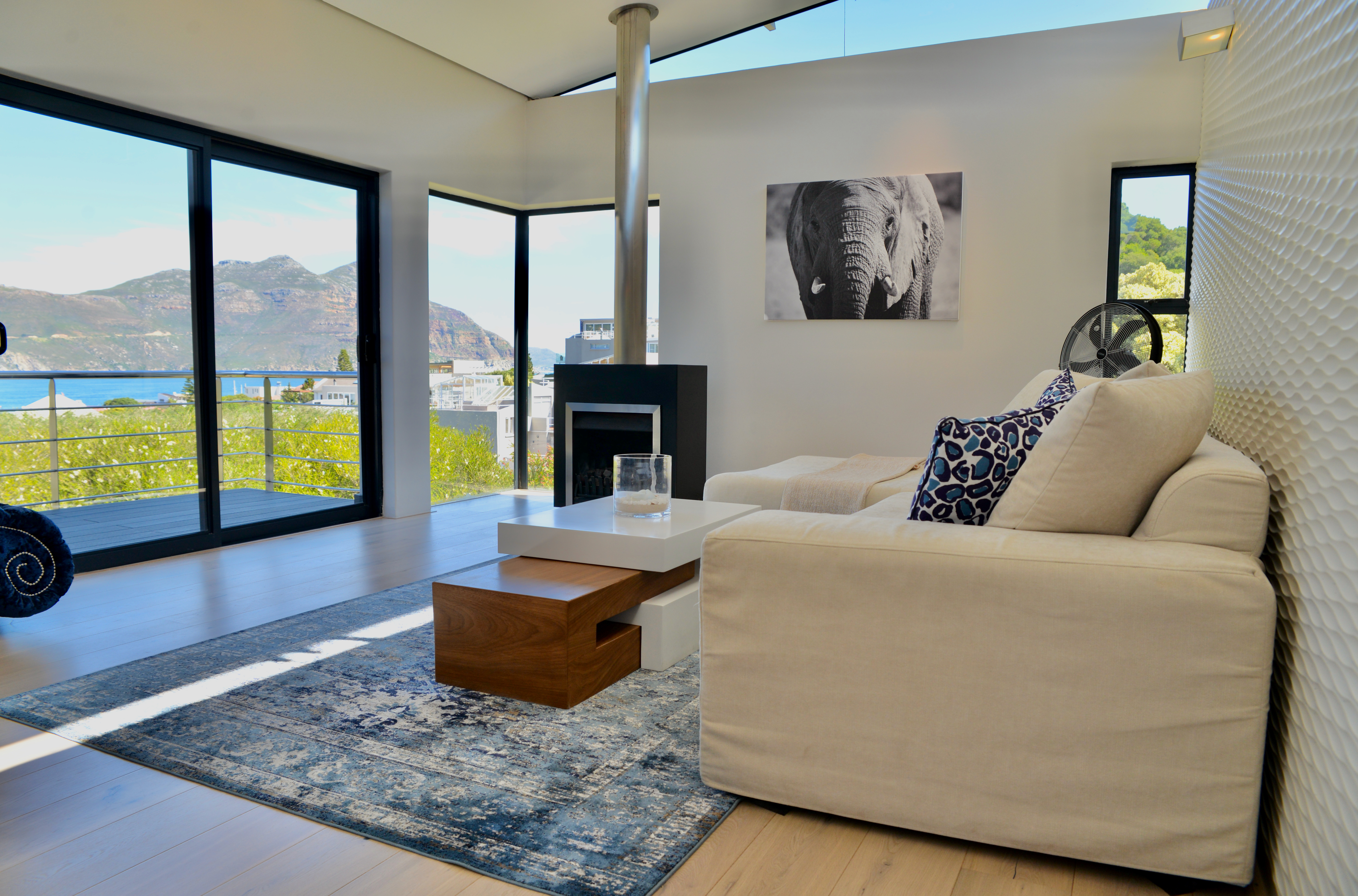 Upstairs living area