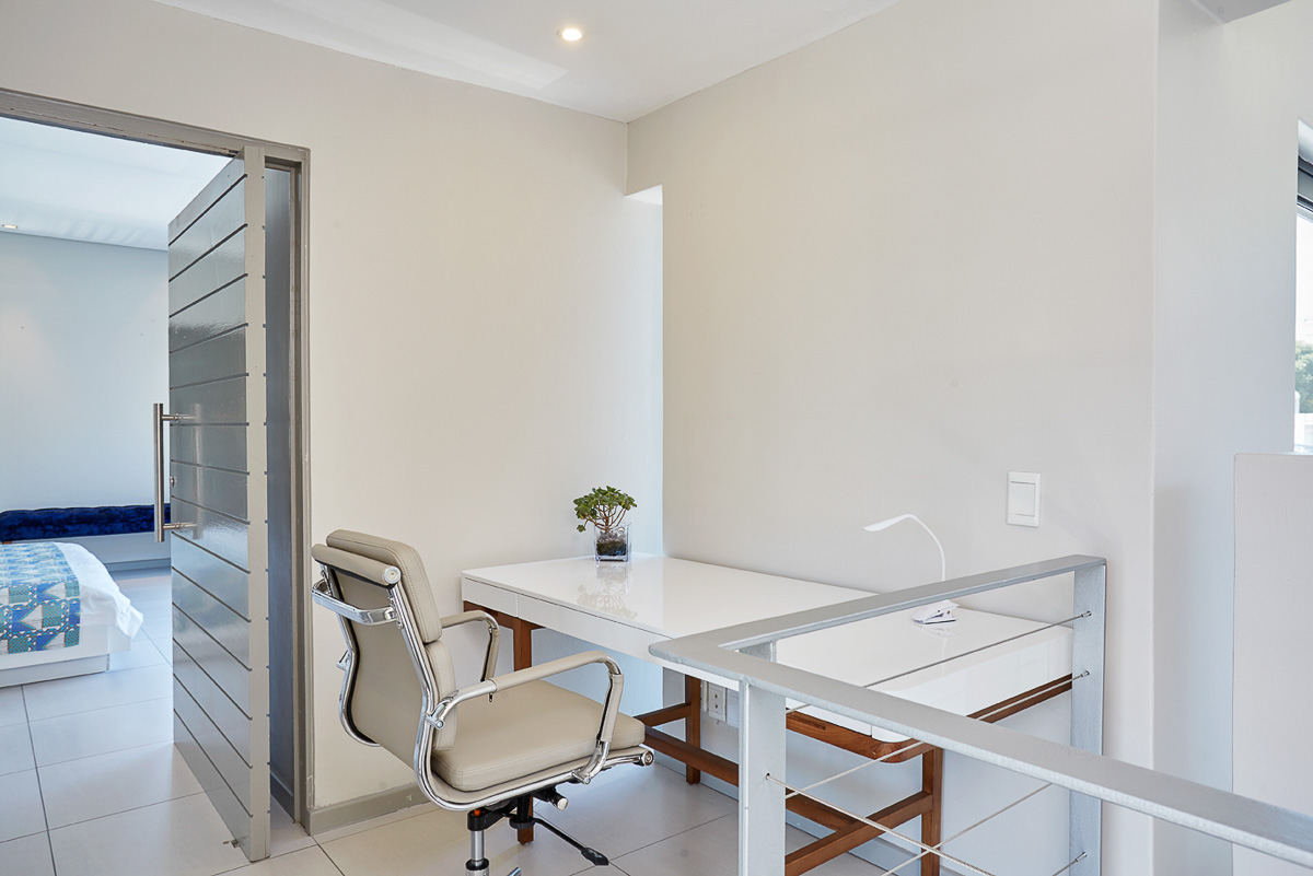 Upstairs work space